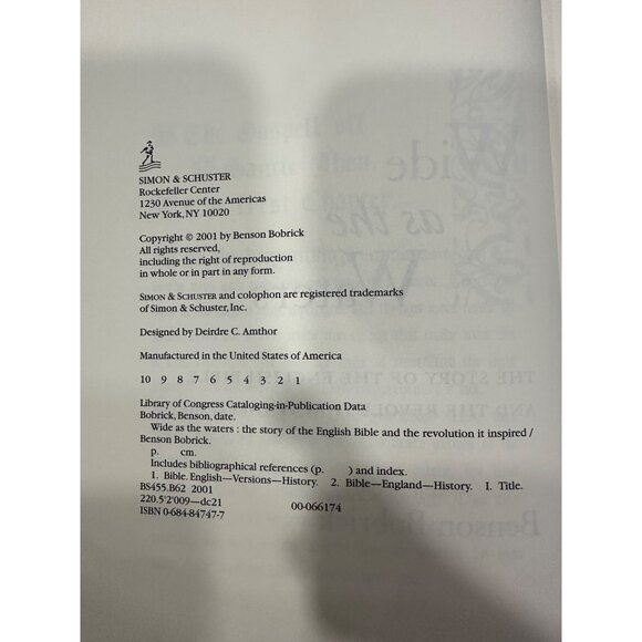 Wide As The Waters: The Story Of The English Bible & The Revolution It Inspired - Picture 4 of 4